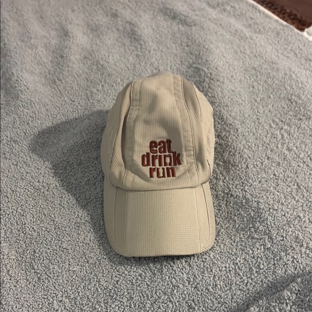 Disney Beige 'Eat Drink Run' Hat